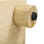 TREXM Console Table for Entryway, Vintage Entryway Table with Drawers and Shelves, Perfect Console Tables with Storage for Entryway, Hallway, Living Room (Natural Wood Wash)