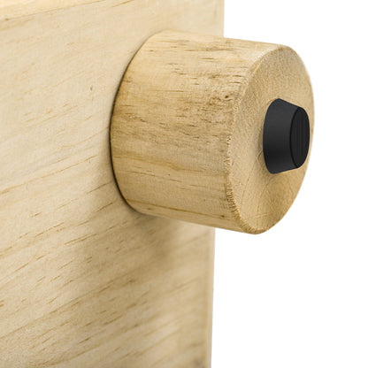 TREXM Console Table for Entryway, Vintage Entryway Table with Drawers and Shelves, Perfect Console Tables with Storage for Entryway, Hallway, Living Room (Natural Wood Wash)