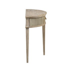 Vintage Storage Console Table with Elegant Farmhouse Charm in Reclaimed Wheat Finish Console Table