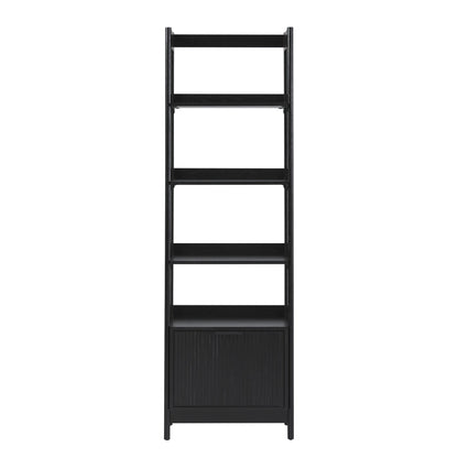 Walker Edison Transitional Reeded and Narrow/Wide Bookshelves and Desks with Drawers and Hutch