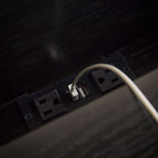 Walker Edison Transitional Reeded and Narrow/Wide Bookshelves and Desks with Drawers and Hutch