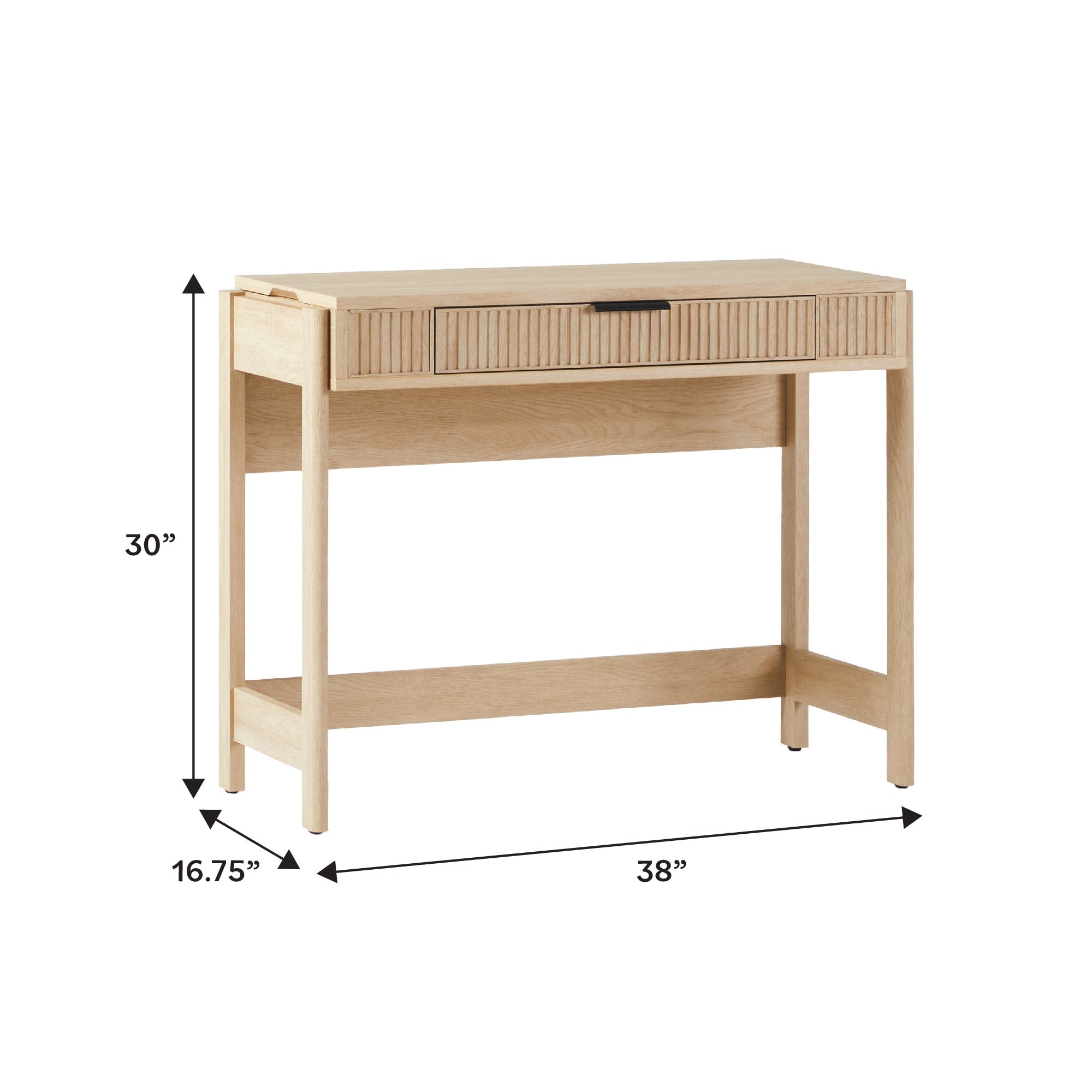 Walker Edison Transitional Reeded and Narrow/Wide Bookshelves and Desks with Drawers and Hutch