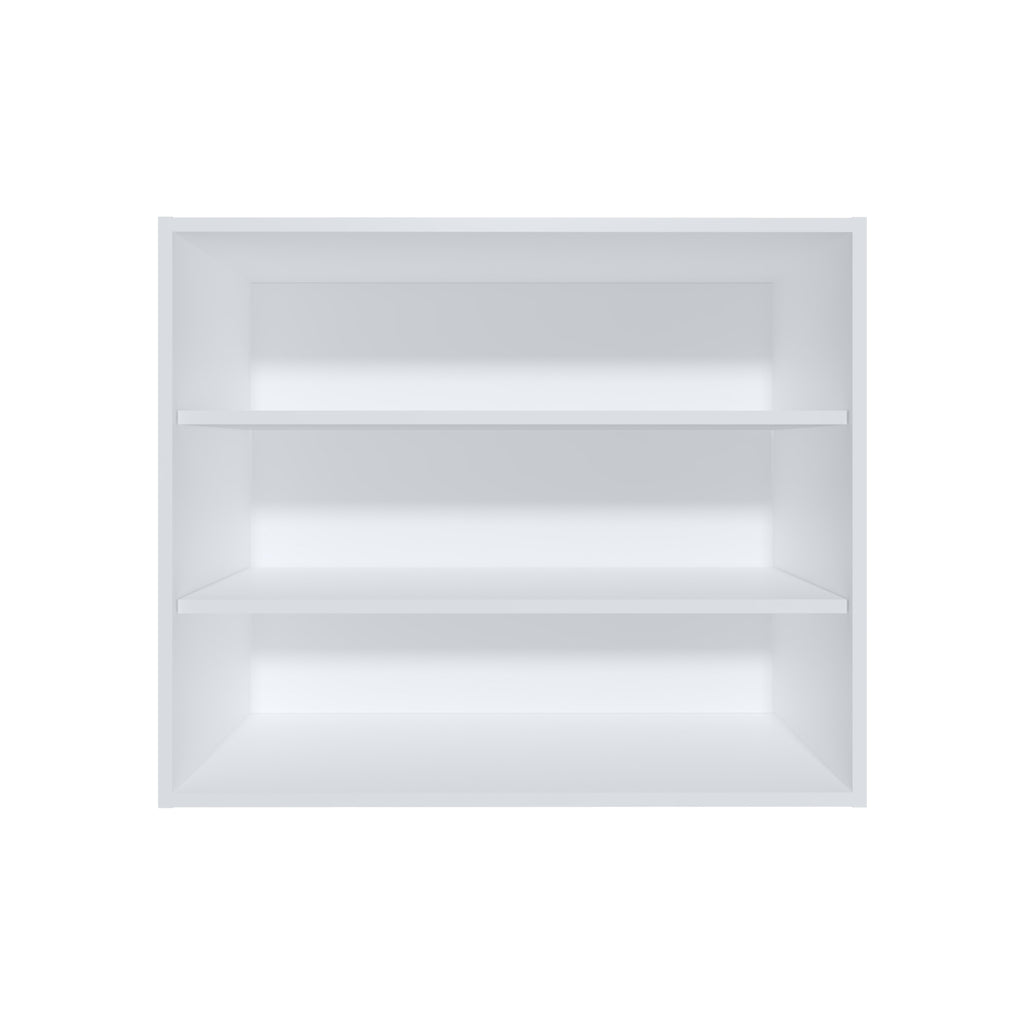 Wally 36 Wide x 30H 3-Tier Open Wall Cabinet, Wall Shelf, Storage Cabinet, Cube Shelf Bedroom, Office, Living Room, Garage White