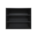Wally 36 Wide x 30H 3-Tier Open Wall Cabinet, Wall Shelf, Storage Cabinet, Cube Shelf Bedroom, Office, Living Room, Garage Black