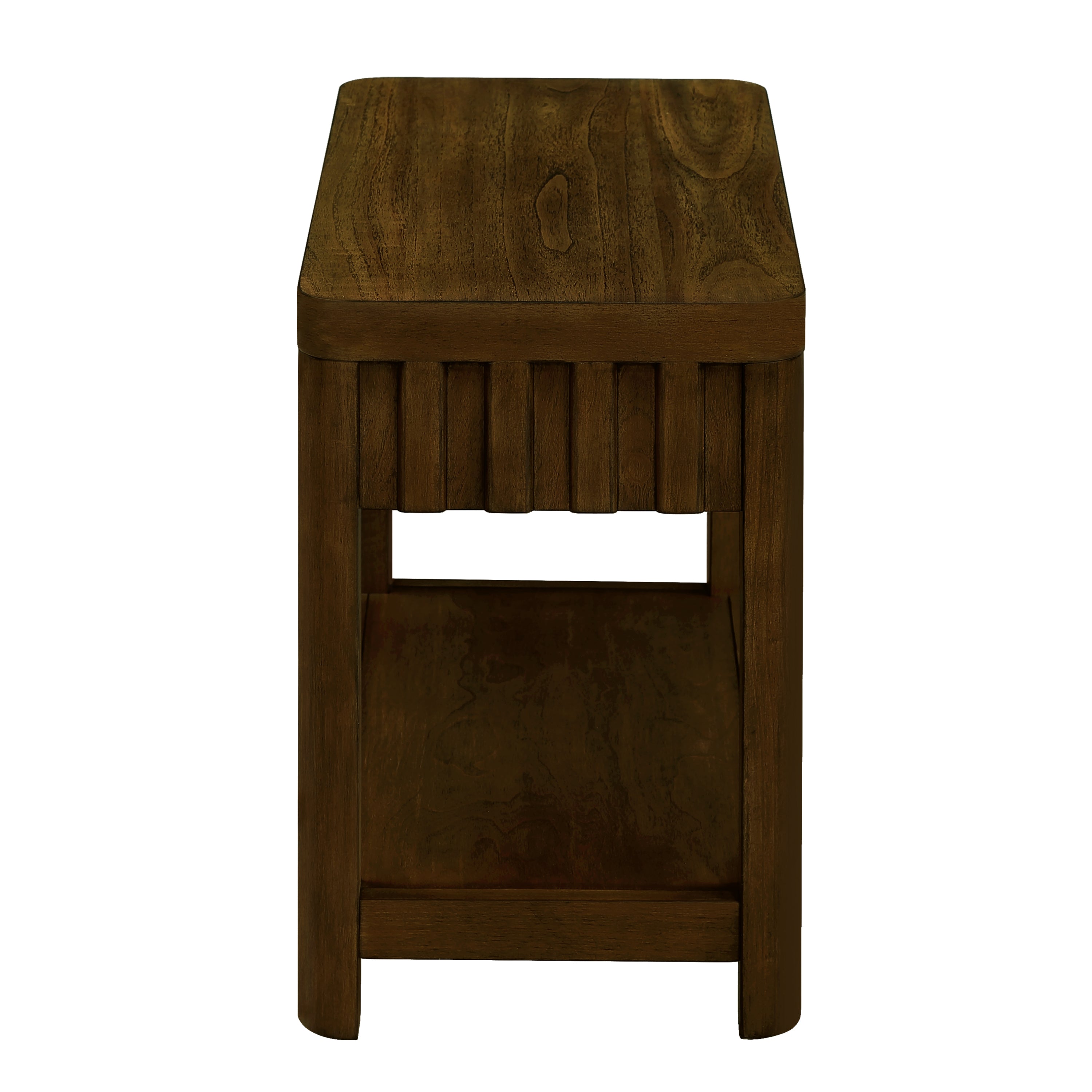 Rectangular Living Room Coffee Table Set, 3-Piece Living Room Table Set with Solid Wood Legs, 1 Coffee Table and 2 End Table, Wood Center Table Tea Table Set .Easy Assembly, Walnut