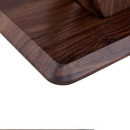 Modern Minimalist Walnut Dark Brown Texture Sticker-Patterned MDF Rectangular Coffee Table. Add a quiet and cozy atmosphere to your home.MDF coffee table,Walnut,Dark Brown textured Sticker,side table.