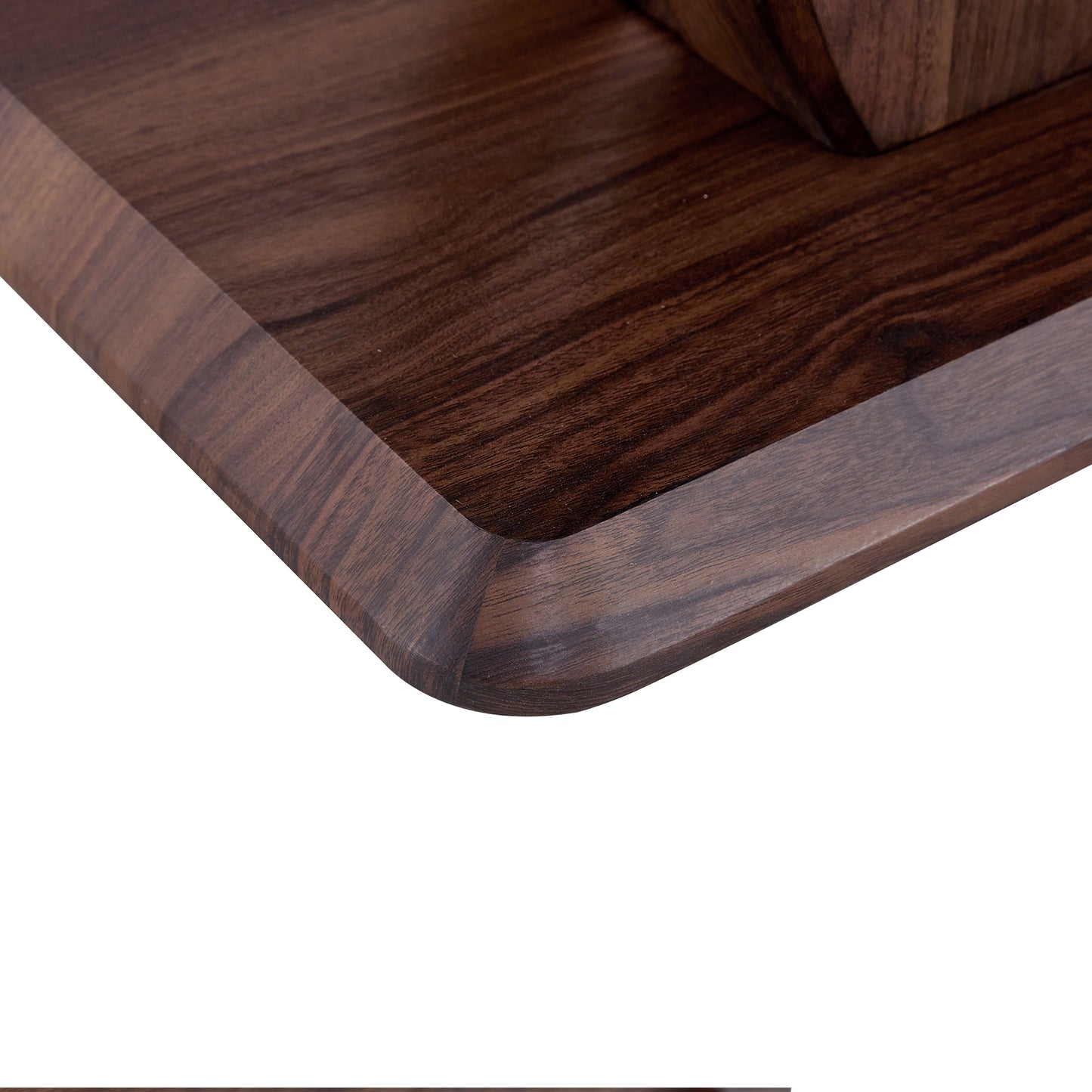 Modern Minimalist Walnut Dark Brown Texture Sticker-Patterned MDF Rectangular Coffee Table. Add a quiet and cozy atmosphere to your home.MDF coffee table,Walnut,Dark Brown textured Sticker,side table.