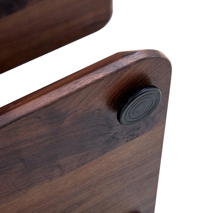 Modern Minimalist Walnut Dark Brown Texture Sticker-Patterned MDF Rectangular Coffee Table. Add a quiet and cozy atmosphere to your home.MDF coffee table,Walnut,Dark Brown textured Sticker,side table.