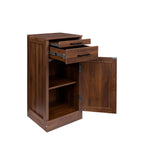 brown walnut color modular wine bar cabinet Buffet Cabinet with Hutch for Dining Room