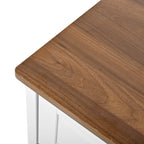 White Dresser for Bedroom, 6 Drawer Dresser with Wide Drawer and Metal Handles, White Dresser, Wood Dressers & Chests of Drawers for Hallway, Entryway.