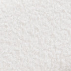 White Boucle Floating Bed with Light,Queen Bed Frame