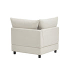 99 in. 4-Piece L Shaped Modular Free Combination Sectional Sofa Couch for Living Room and Spacious Space Sectional Sofa