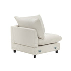 99 in. 4-Piece L Shaped Modular Free Combination Sectional Sofa Couch for Living Room and Spacious Space Sectional Sofa