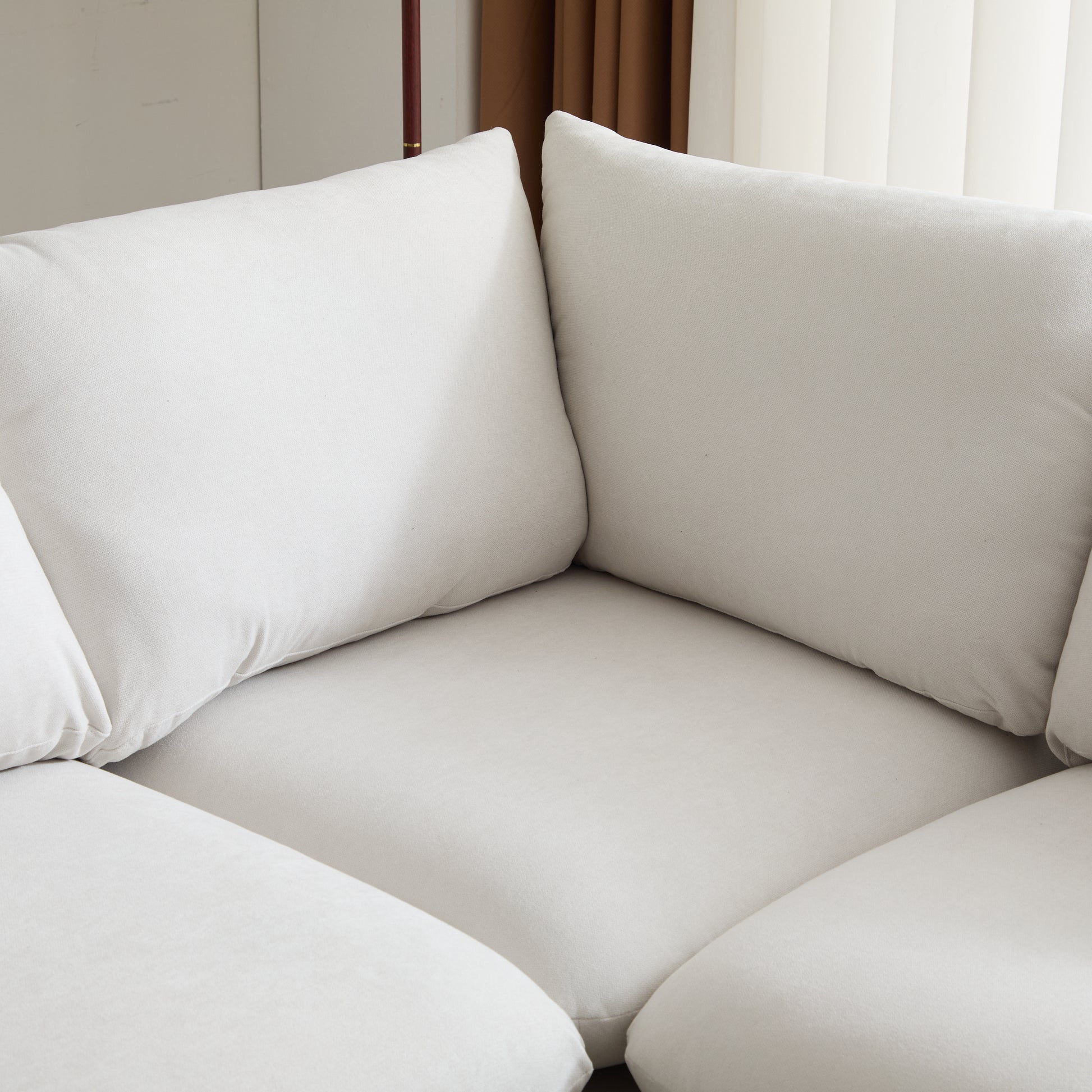 99 in. oversize 5-Piece L Shaped Modular Free Combination Sectional Sofa Couch for Living Room and Spacious Space Sectional Sofa