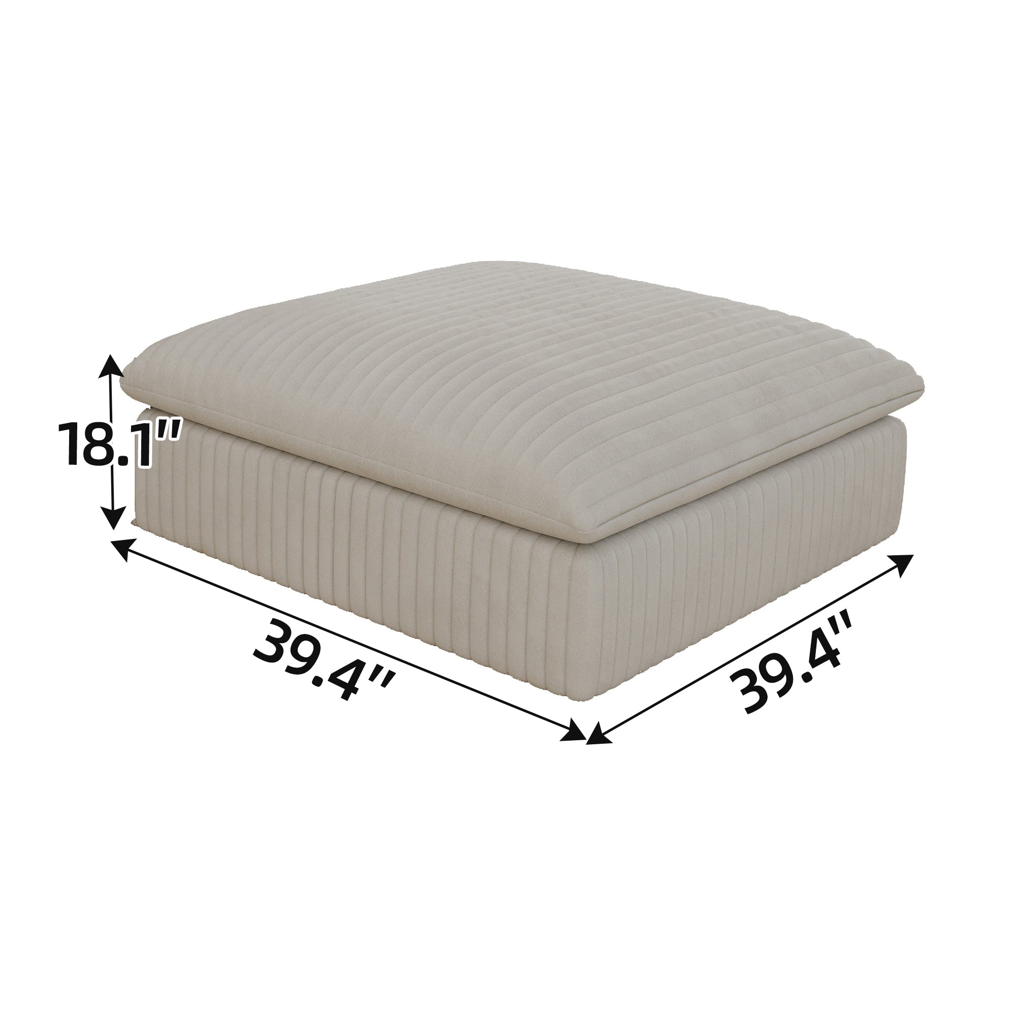 Y137-1S+OTTOM-WHITE Accent Chair