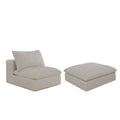 Y137-1S+OTTOM-WHITE Accent Chair
