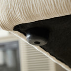 WKS3 Piano key combination sofa, 2 single seats plus 1 concubine fabric sofa Sectional Sofa