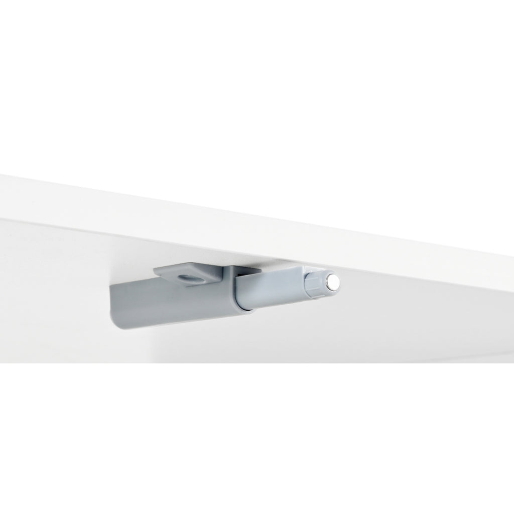 Farmhouse TV Stand with Cable Holes for TVs up to 75', Cream Style Media Console with Rebound Device, Elegant Entertainment Center with 5 Solid Wood Legs for Living Room, Bedroom, White, 69.6'W