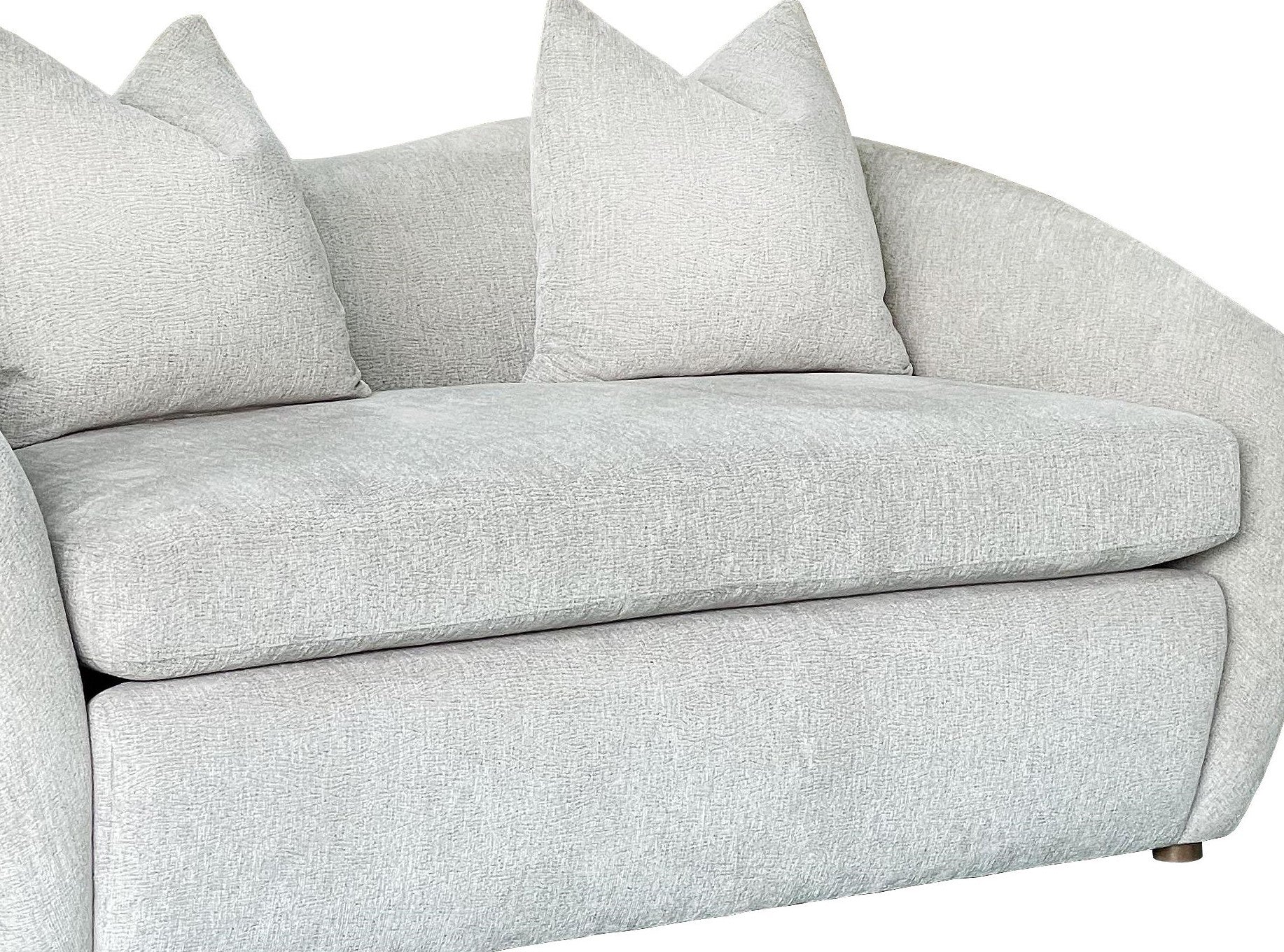 Loveseat - Mendocino Beach Fabric with 2 Pillows Loveseat