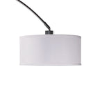 81H WHITE SINGLE ARCH WITH MARBLE BASE FLOOR LAMP (1PC/CTN) (2.75/46.20)