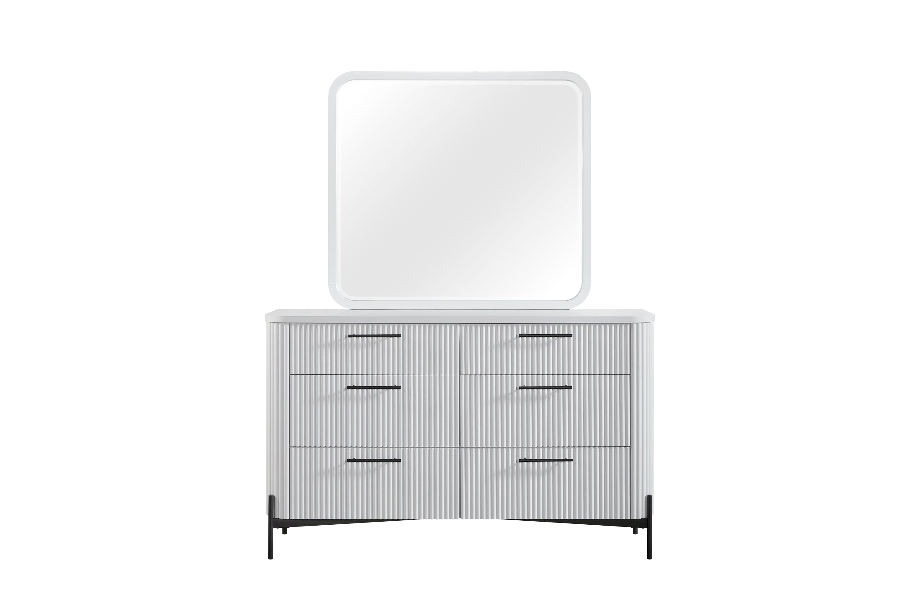 6 Drawer Dresser - White
