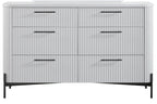 6 Drawer Dresser - White