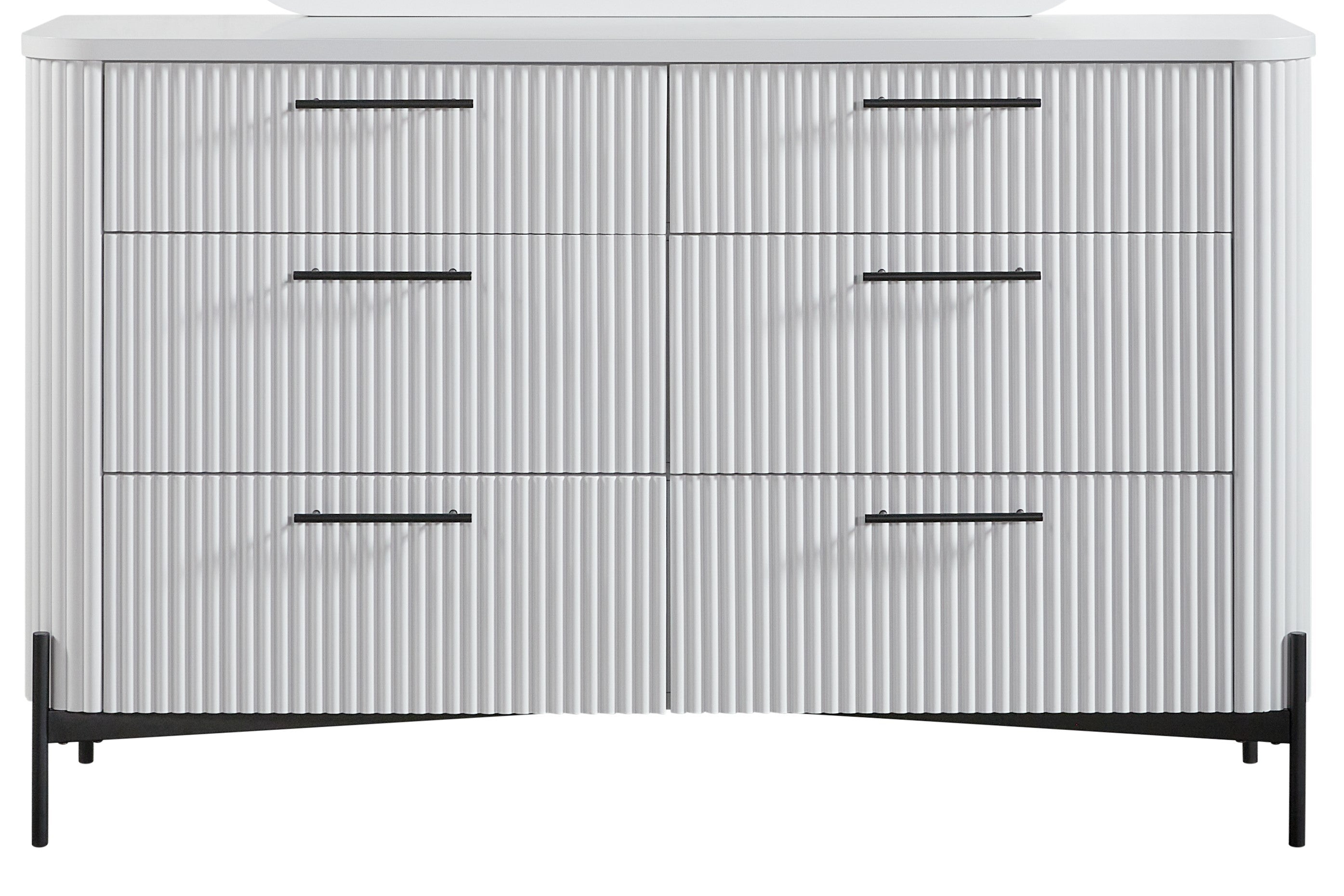 6 Drawer Dresser - White