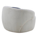 Swivel Barrel Chair Living Room, Single Chair for Small Space Comfy Round Sofa Chair Boucle Accent Chair Circle Sherpa, Arm Chair Reading Room Chair Lounge Chair Bedroom Club