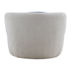 Swivel Barrel Chair Living Room, Single Chair for Small Space Comfy Round Sofa Chair Boucle Accent Chair Circle Sherpa, Arm Chair Reading Room Chair Lounge Chair Bedroom Club