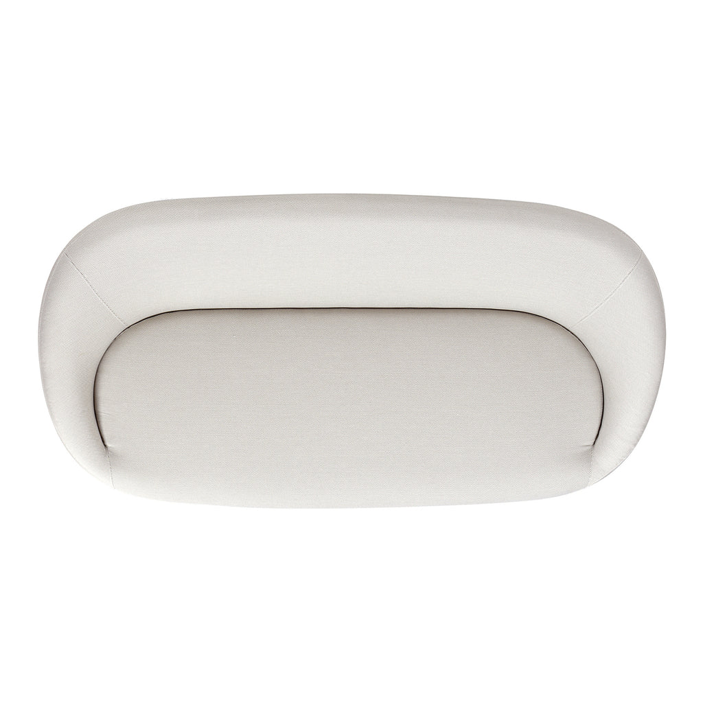 Willow 71' Upholstered Woven Patio Deep Seating Sofa, Wheat Beige Axroma Olefin