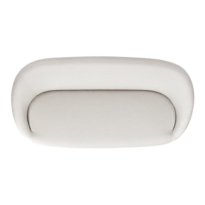 Willow 71' Upholstered Woven Patio Deep Seating Sofa, Wheat Beige Axroma Olefin