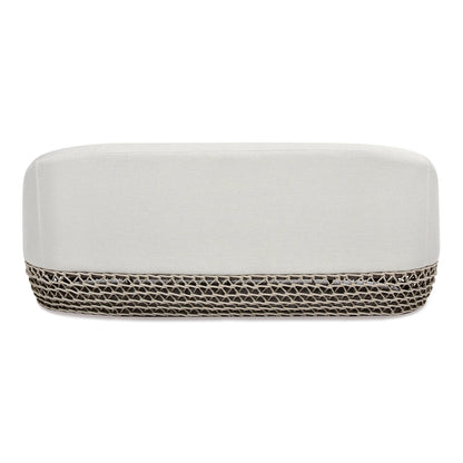 Willow 71' Upholstered Woven Patio Deep Seating Sofa, Wheat Beige Axroma Olefin