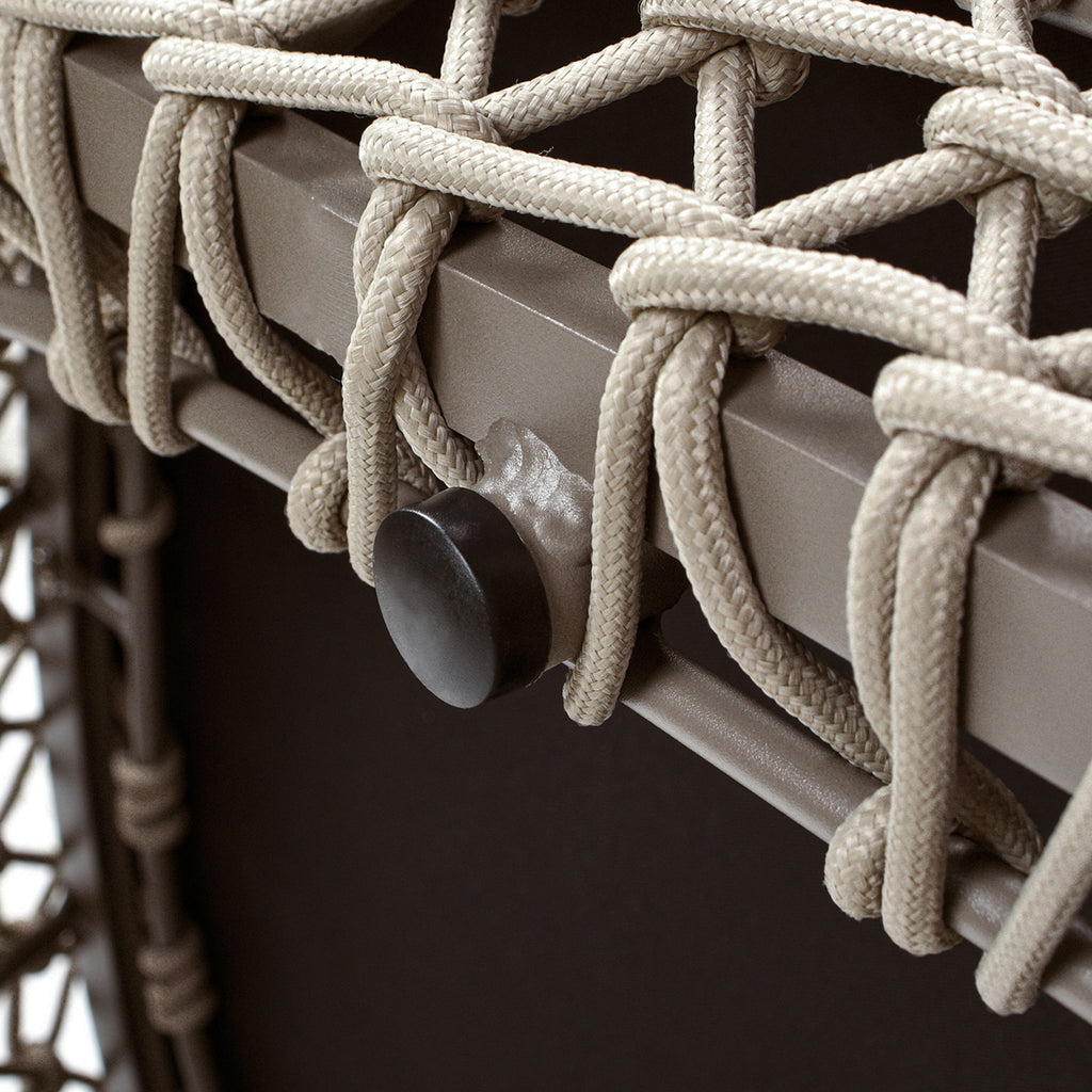 Willow 71' Upholstered Woven Patio Deep Seating Sofa, Wheat Beige Axroma Olefin