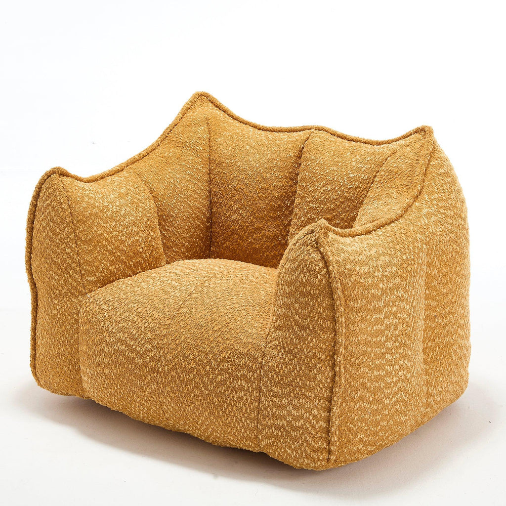 Yellow Chenille Adult Sofa Chair 47.2" x 36.2" x 30.7".