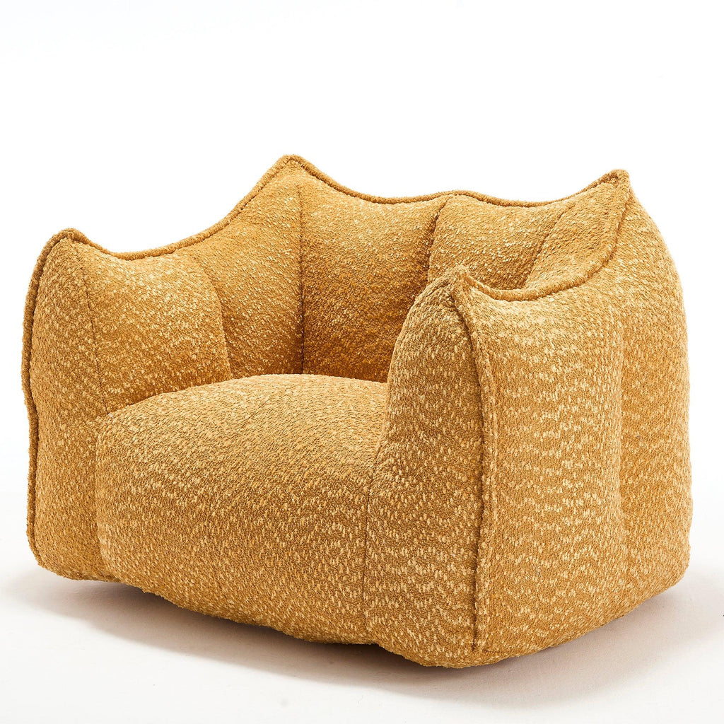 Yellow Chenille Adult Sofa Chair 47.2" x 36.2" x 30.7".