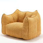 Yellow Chenille Adult Sofa Chair 47.2" x 36.2" x 30.7".
