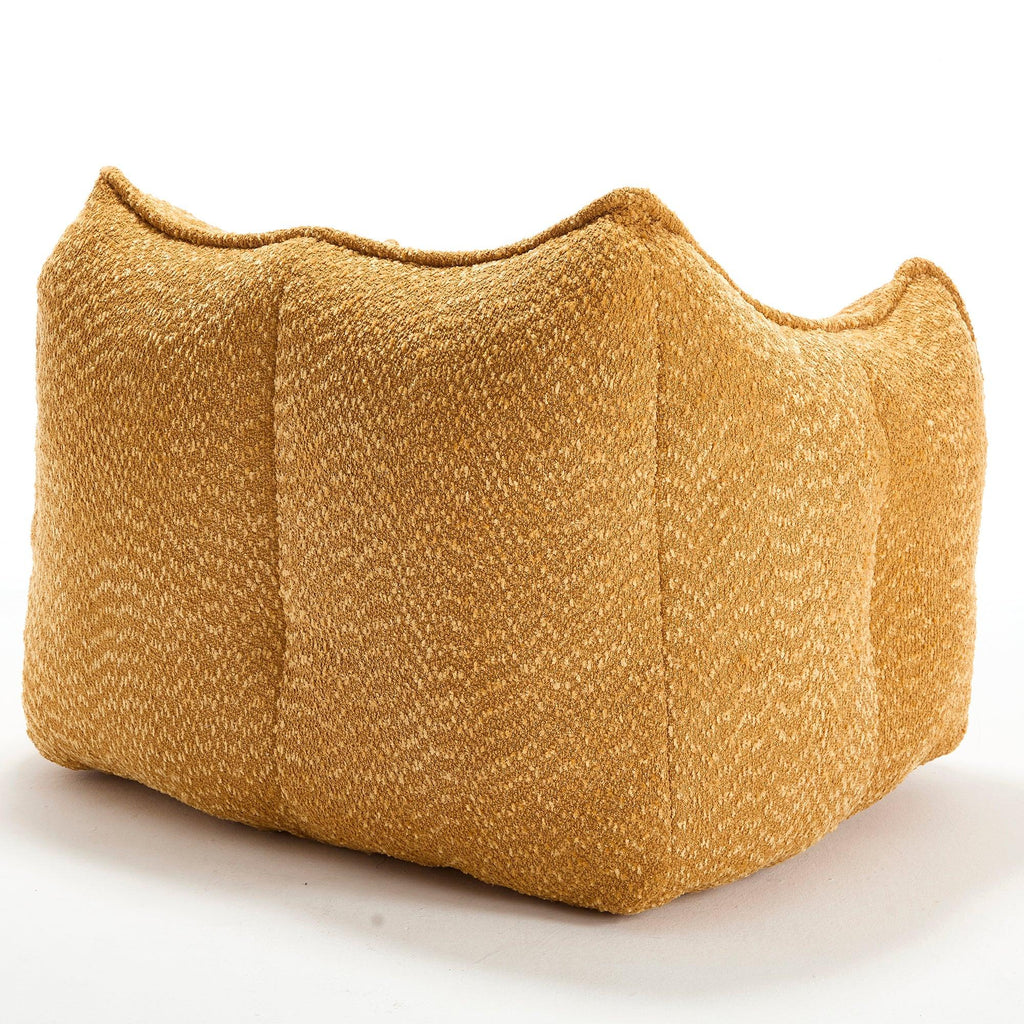 Yellow Chenille Adult Sofa Chair 47.2" x 36.2" x 30.7".