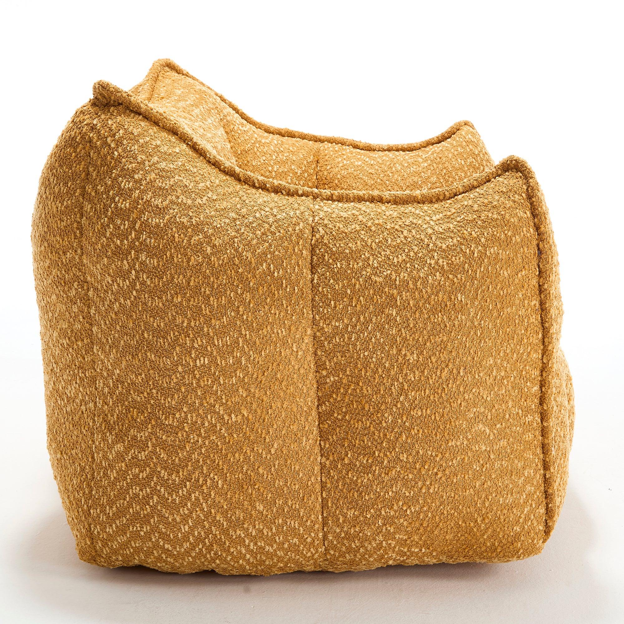 Yellow Chenille Adult Sofa Chair 47.2" x 36.2" x 30.7".