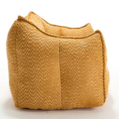 Sofa chairs with highly resilient foam for living rooms and bedrooms, comfortable square lazy sofas, sofas for adults to play, read and watch TV