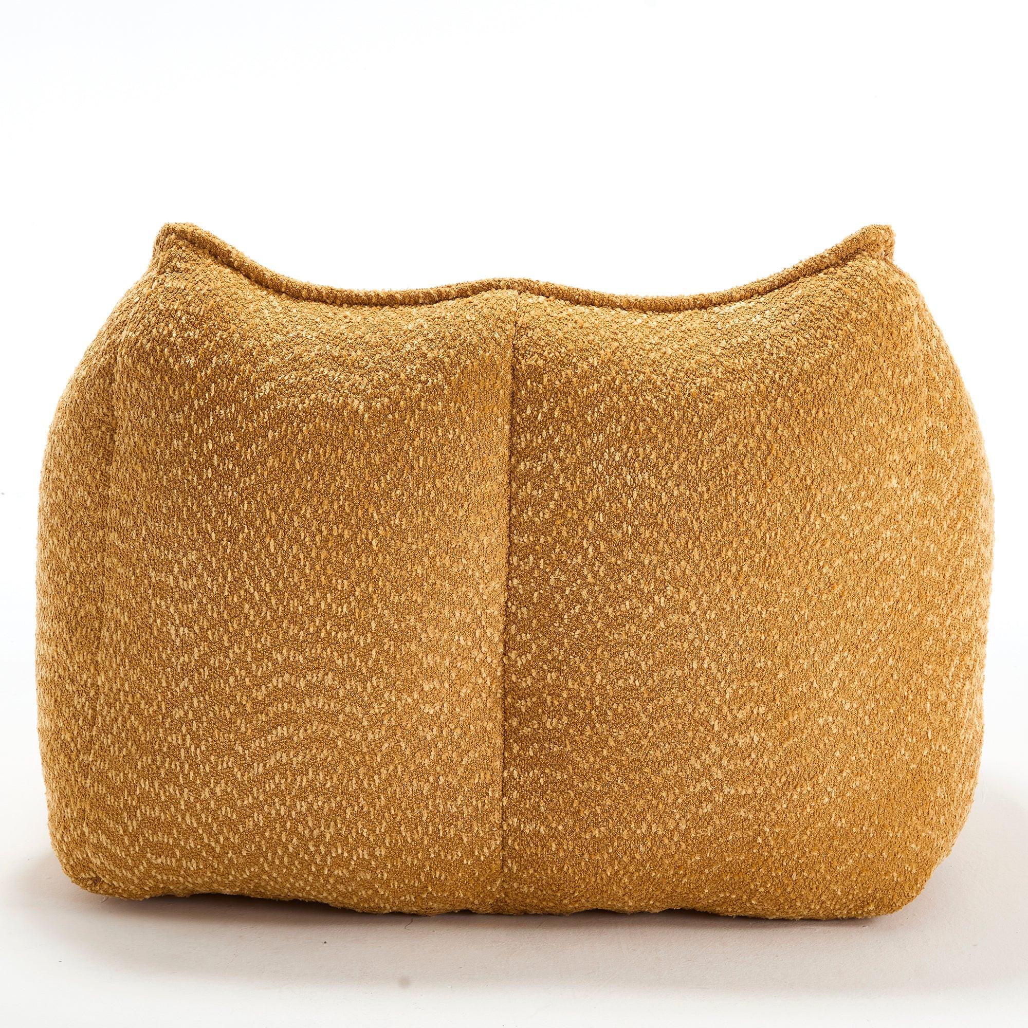 Yellow Chenille Adult Sofa Chair 47.2" x 36.2" x 30.7".