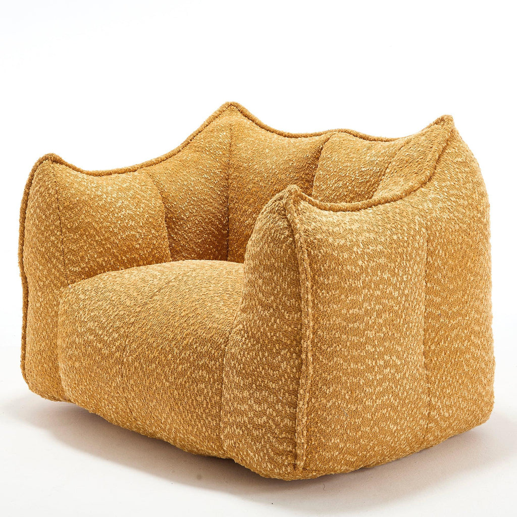 Yellow Chenille Adult Sofa Chair 47.2" x 36.2" x 30.7".
