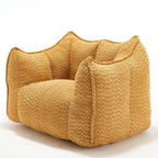 Yellow Chenille Adult Sofa Chair 47.2" x 36.2" x 30.7".