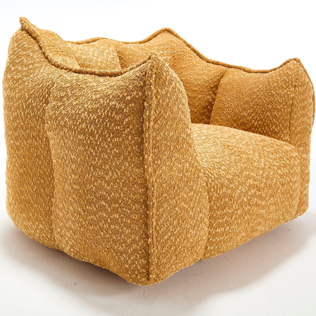 Yellow Chenille Adult Sofa Chair 47.2" x 36.2" x 30.7".