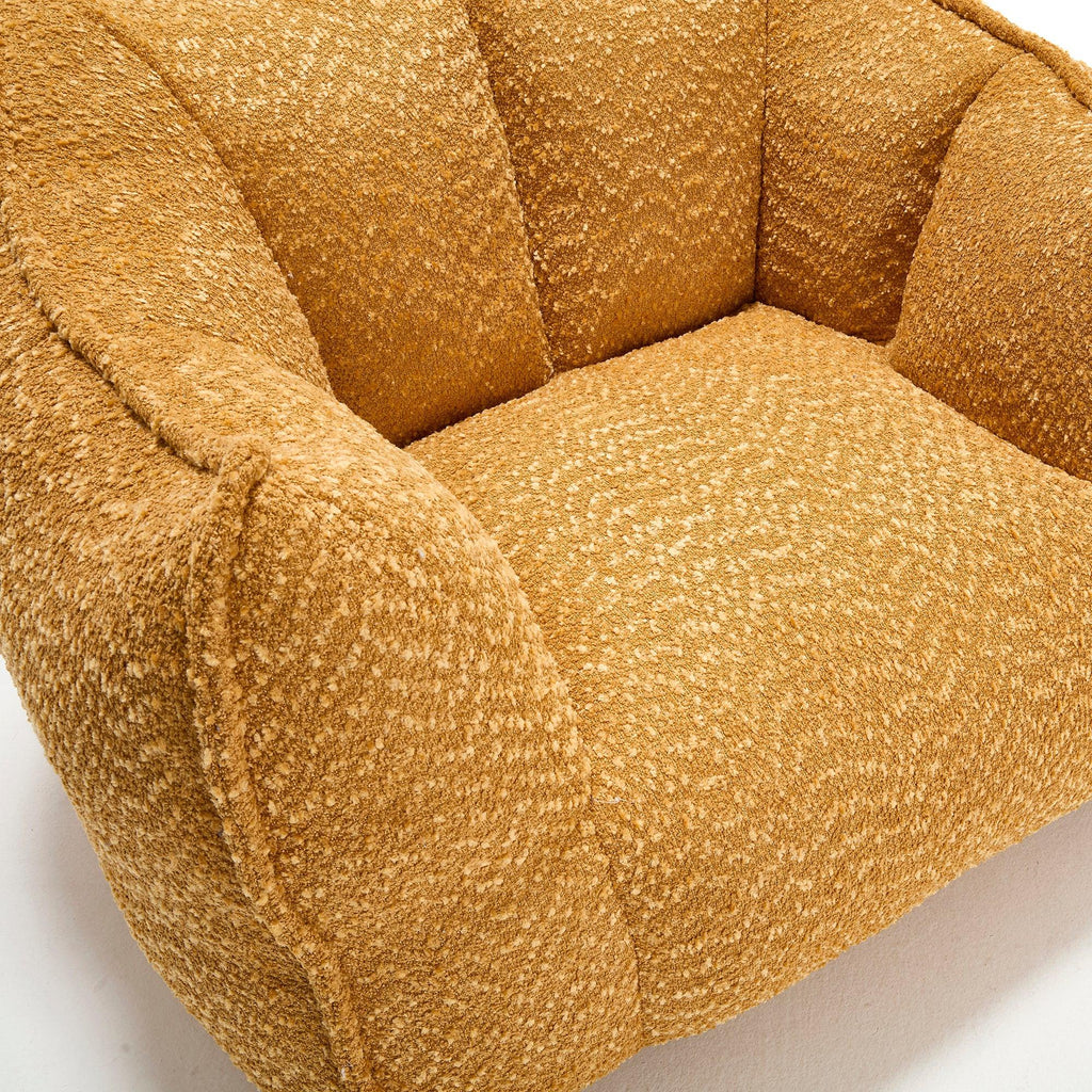 Sofa chairs with highly resilient foam for living rooms and bedrooms, comfortable square lazy sofas, sofas for adults to play, read and watch TV