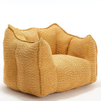 Sofa chairs with highly resilient foam for living rooms and bedrooms, comfortable square lazy sofas, sofas for adults to play, read and watch TV