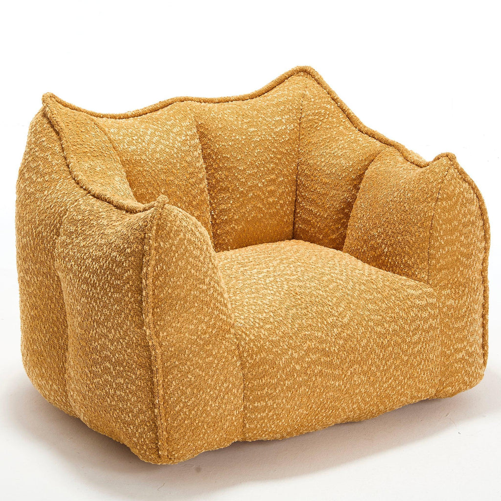 Sofa chairs with highly resilient foam for living rooms and bedrooms, comfortable square lazy sofas, sofas for adults to play, read and watch TV