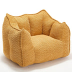 Sofa chairs with highly resilient foam for living rooms and bedrooms, comfortable square lazy sofas, sofas for adults to play, read and watch TV