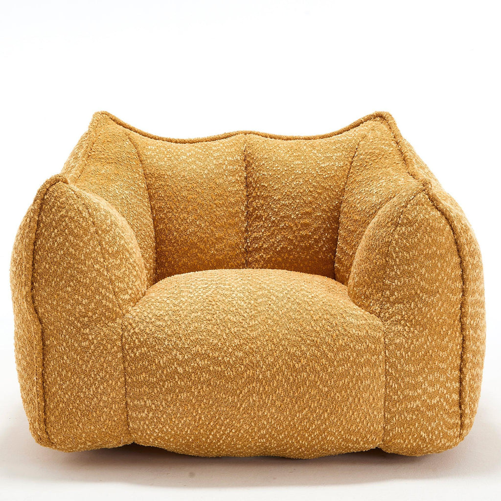 Sofa chairs with highly resilient foam for living rooms and bedrooms, comfortable square lazy sofas, sofas for adults to play, read and watch TV