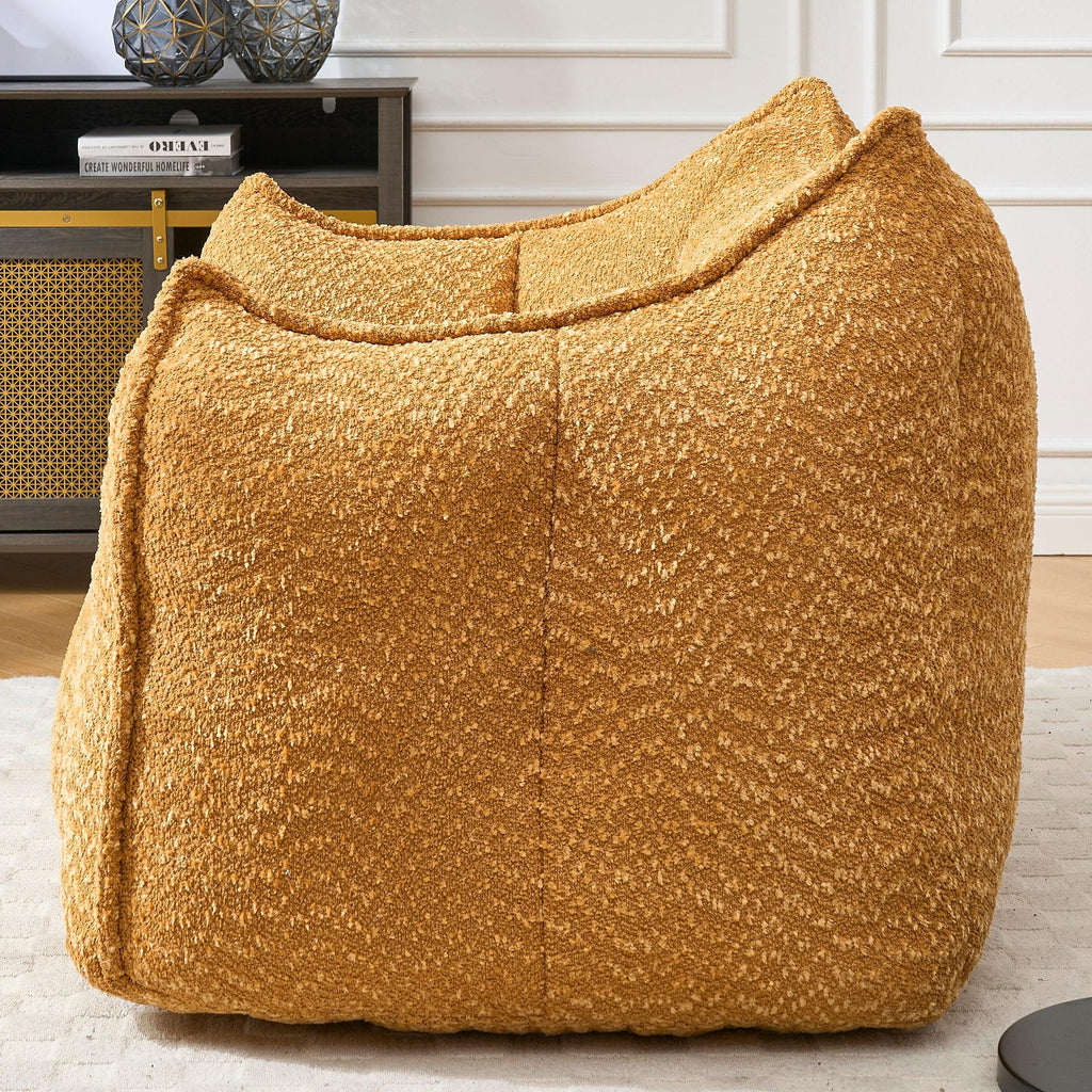 Yellow Chenille Adult Sofa Chair 47.2" x 36.2" x 30.7".