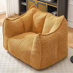 Yellow Chenille Adult Sofa Chair 47.2" x 36.2" x 30.7".